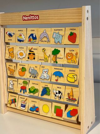 Juguete Alfabeto Madera Nenittos