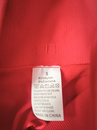 Pantalón Push Up Rojo, Talla S