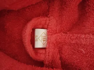 Bata de algodón para niña 5-6 años