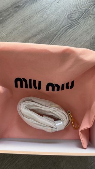 Borsa Miu Miu Beige Imbottito