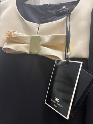 Abito Elisabetta Franchi nuovo con fiocco
