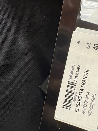 Abito Elisabetta Franchi nuovo con fiocco