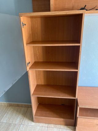 Mueble Comedor Madera y Cristal