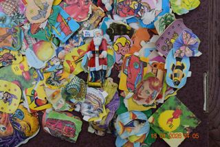 Cromos troquelados variados