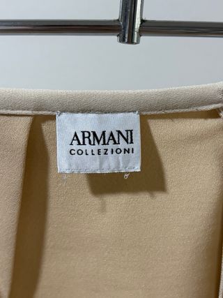 Falda Armani Collezioni original beige talla M