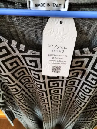 Vestido midi estampado vintage