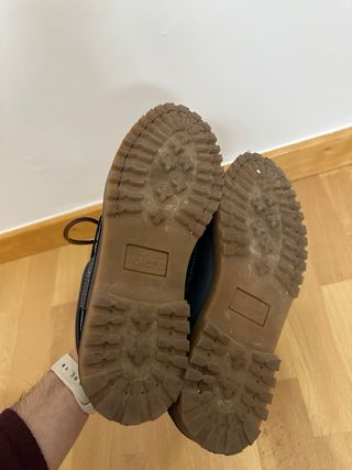 Zapatos náuticos Solera azul y marrón