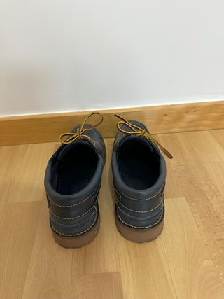 Zapatos náuticos Solera azul y marrón