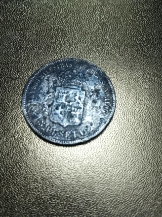 Moneda 5 Pesetas 1878 Alfonso XII