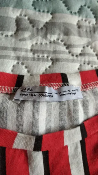 Lote 3 camisetas rayas manga corta Talla S/M