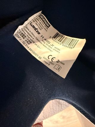 Casco de esquí junior blanco