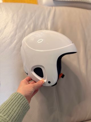 Casco de esquí junior blanco