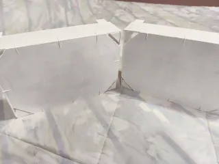 Cajas de madera pintadas