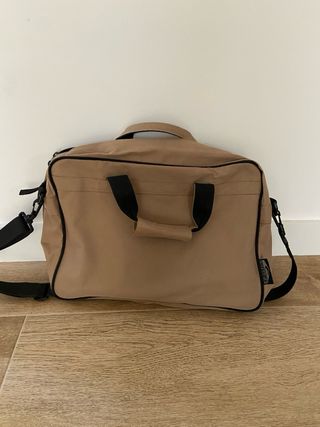 Maletín Quiksilver Beige y Negro