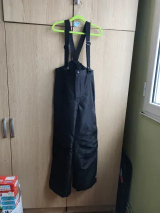 Pantalón de nieve para niño negro