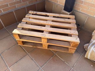 Banco de palets para terraza