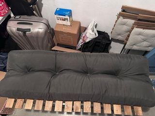 Banco de palets para terraza