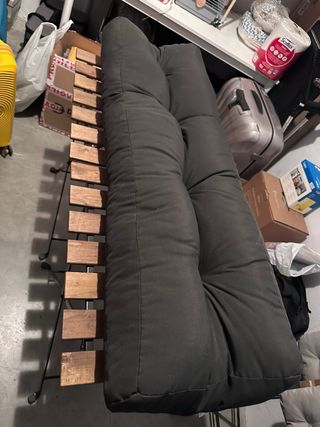 Banco de palets para terraza