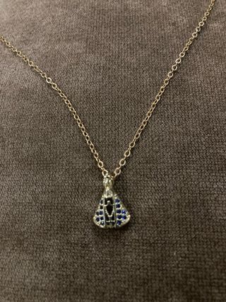 Cadena dorada con colgante Virgen del Pilar