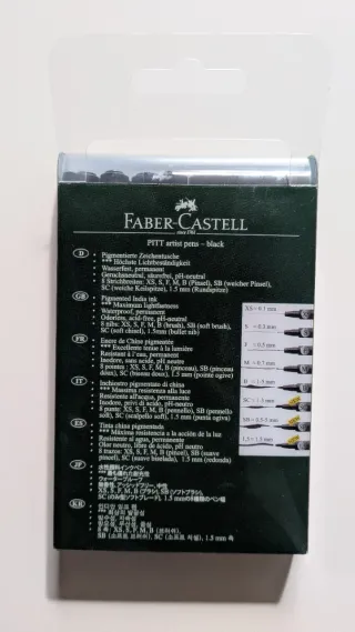 8 Rotuladores Faber-Castell PITT Artist Pens