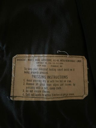 Gabardina verde militar E.E.U.U.