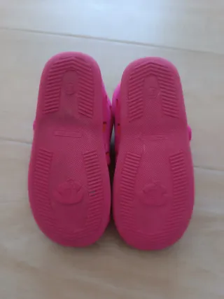 Zapatillas casa niña panda rosa