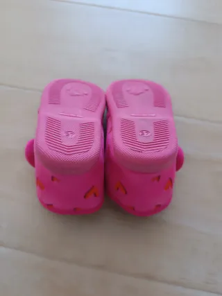 Zapatillas casa niña panda rosa