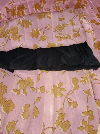 Falda larga estampada floral