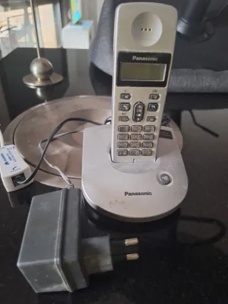 Teléfono Inalámbrico Panasonic Gris