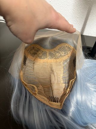 Peluca Lace Front Azul 71,12 cm / 28"