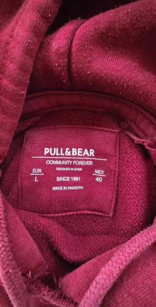Sudadera pull&bear talla L
