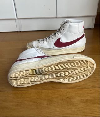 Nike Blazer Hombre Rojas Blancas