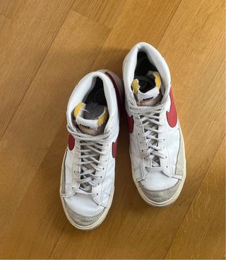 Nike Blazer Hombre Rojas Blancas