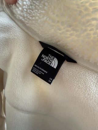 Polar The North Face blanco borrego OVERSIZE