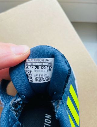 Scarpe Adidas Bambino Blu/Giallo n. 20