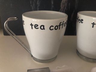 Juego 2 tazas té y café