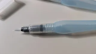 Set 2 Pinceles Recargables Agua cerdas nailon