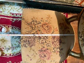 Elegante Silla Luis XVI Madera Dorada Tapizada