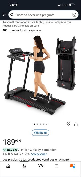 Cinta de Correr Fitfiu MC-160