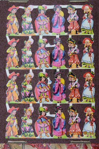 Cromos troquelados figuras infantiles