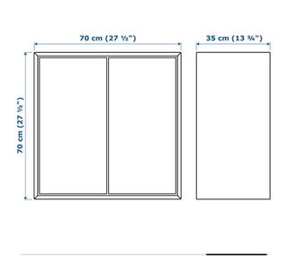 Mueble Eket Ikea 2 puertas blanco