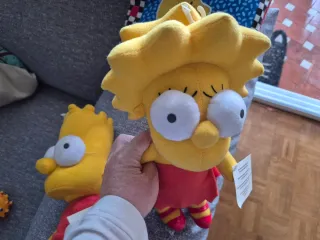 Peluche Bart y Lisa Simpson