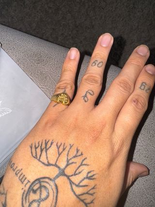 Anillo BAD SOCIALS Corazón Ángel Plata