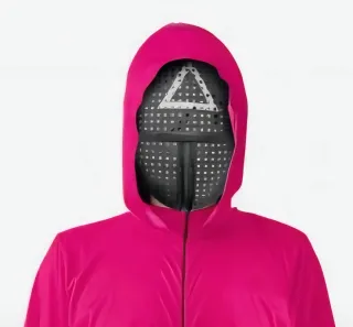 Disfraz Guardia Juego Calamar sim Triángulo Talla