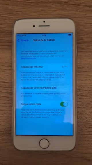 iPhone 7 128GB Blanco y plateado -  Pantalla con d