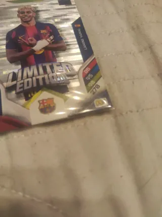 Carta Edición Limitada Jugador Firmada