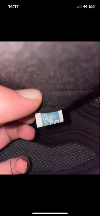 Casco nero SKA-P taglia S 55-56