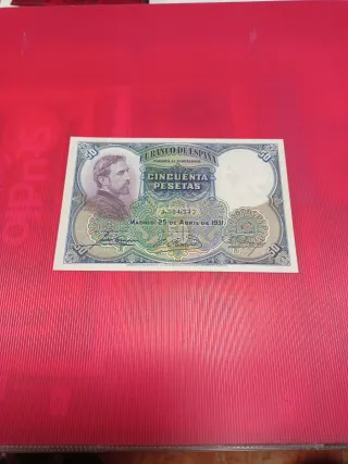 Billete 50 Pesetas Banco de España 1931