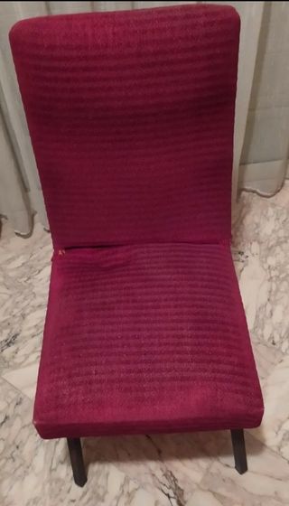 Set 2 poltrone vintage tessuto