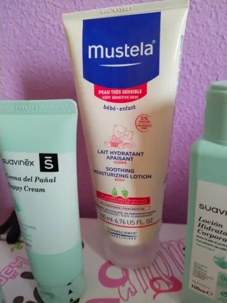 Suavinex Pañal 75 ,100 locion cuerpo, 200 mustela